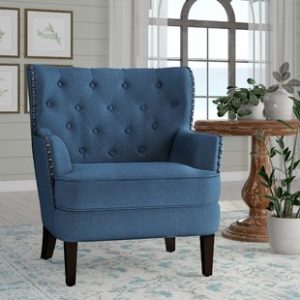 Blue & White Accent Chairs You'll Love | Wayfair