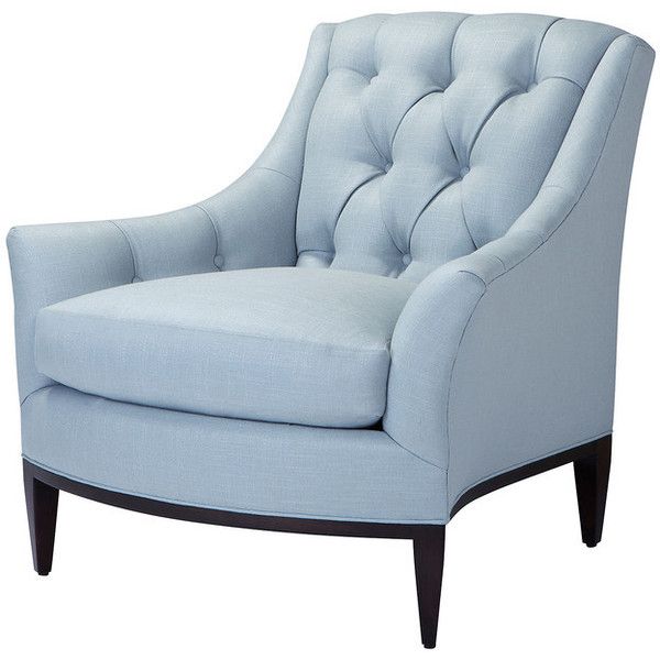 Accent Chair, Light Blue - Contemporary - Armchairs And Accent
