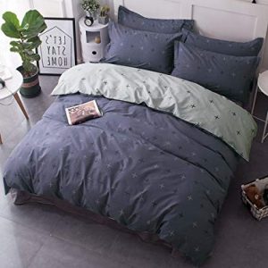 Amazon.com: CLOTHKNOW Boys Bedding Sets Full, Dusty Blue Duvet Cover