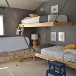 Creative boys' room decor with hanging beds