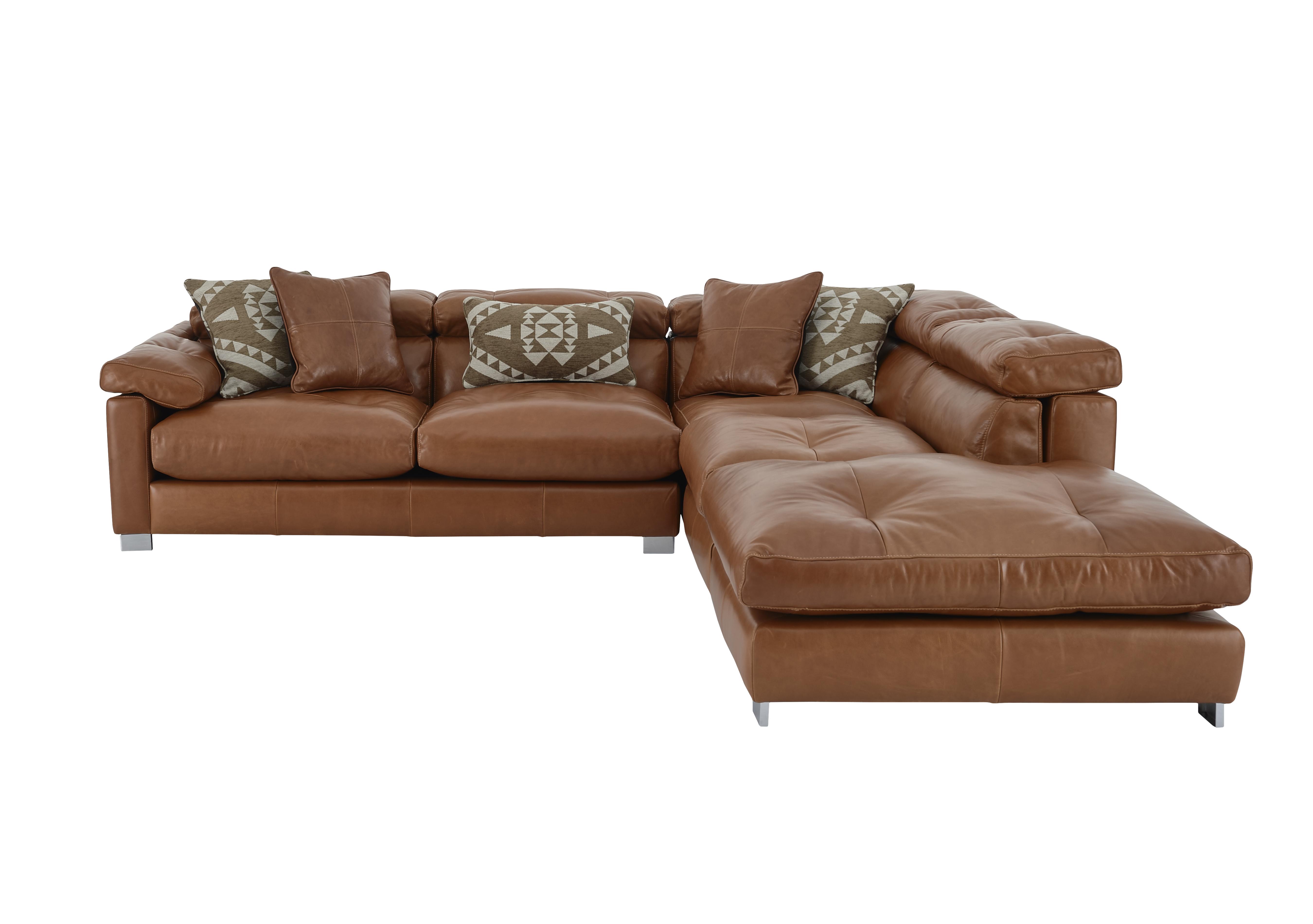 Fusion Leather Corner Sofa - Furniture Village