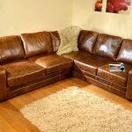 Brown Leather Corner Sofa chic brown leather corner - Home Design
