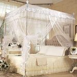 Amazon.com: Nattey 4 Poster Corners Princess Bed Curtain Canopy