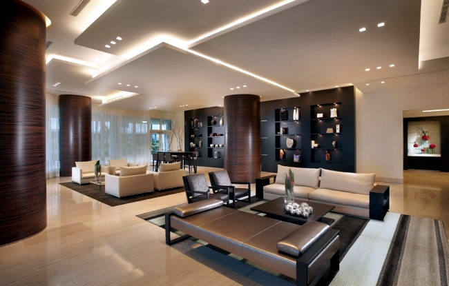 33 examples of modern living room ceiling design. | Interior Design