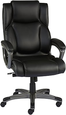 Staples Washburn Bonded Leather Office Chair, Black | Staples