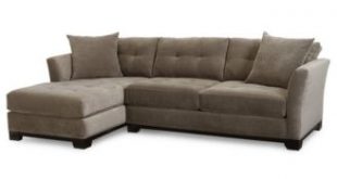 Furniture CLOSEOUT! Elliot Fabric Microfiber 2-Pc. Chaise Sectional
