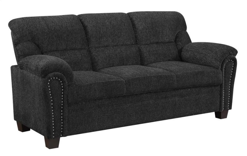 Clemintine Grey Chenille Sofa u2013 OC Homestyle Furniture