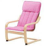 Amazon.com: IKEA POANG Children's Armchair, Birch Veneer, Almas Pink