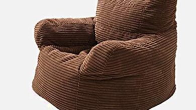 Amazon.com: Huge Comfy Chair, Brown Color, Velvet Material