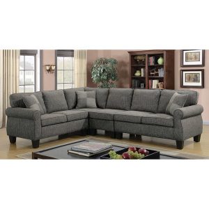 Shop Herena Contemporary 4-Piece Sectional by FOA - On Sale - Free