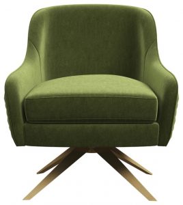 Kalisa Contemporary Swivel Accent Chair - Contemporary - Armchairs