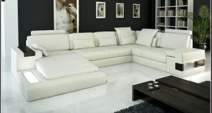Modern Italian Leather Sectional Sofa CP-1692