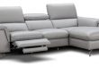 Serena Italian Leather Sectional Sofa With Power Recliner