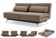 Brown Contemporary Convertible Sofa Bed | Apollo Bark | The Futon Shop