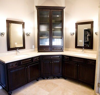 Corner Bathroom Vanity on And The Once Empty Corner Of The Vanity