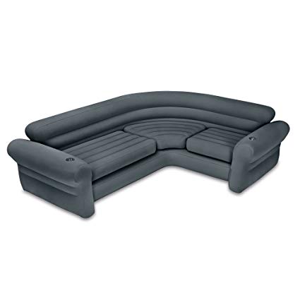 Amazon.com: Intex Inflatable Corner Sectional Sofa with Cupholders
