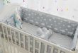 Newborn Crib Bedding Set 5pcs Bed Linen 100% Cotton 5pcs Baby Cot