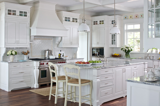 White Cottage Kitchen - Traditional - Kitchen - Grand Rapids - by