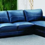 navy blue style leather couch sofa picture | Livingroom | Blue