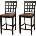 American Heritage Mia Square Block Back Counter Height Dining Chairs