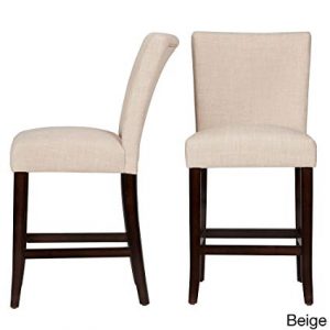 Amazon.com: Parson Classic Linen Counter Height Chairs Bar Stools