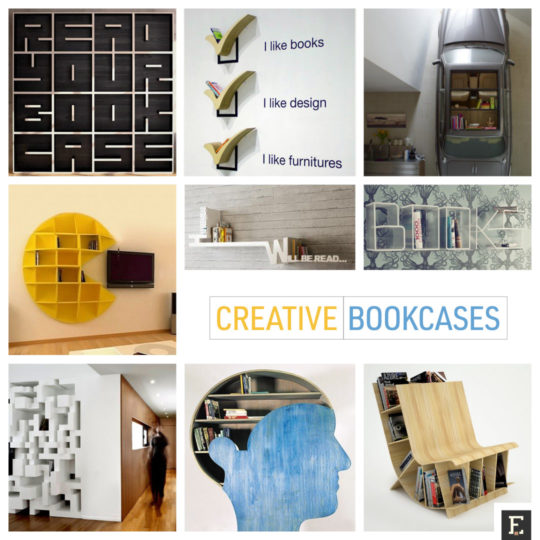 25 creative bookshelves and bookcases