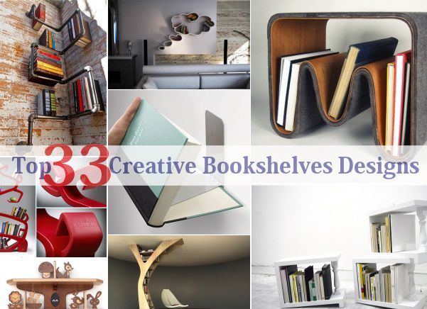 Top 33 Creative Bookshelves Designs
