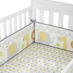 Amazon.com : Cuddletime Globetrotter Crib Bumper, Gray : Baby
