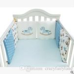 Cartoon Animal Crib Bumper Baby Bed Bumper In The Crib Cot Bumper