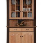 Solid Wood Corner Dining Hutch from DutchCrafters Amish Furniture
