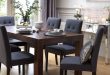 Home Dining Inspiration Ideas. Dining room with dark wood dining