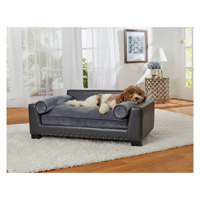 Enchanted Home Pet Skylar Dog Sofa - Dark Grey : Target