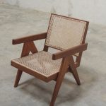 Easy Armchair - Natural Teak Finish (Pierre Jeanneret Style