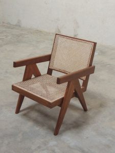 Easy Armchair - Natural Teak Finish (Pierre Jeanneret Style