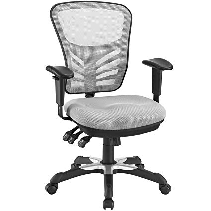Amazon.com: Modway Articulate Ergonomic Mesh Office Chair in Gray