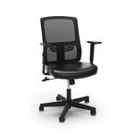 Amazon.com: Essentials Ergonomic Task Chair - Mesh Back and Leather