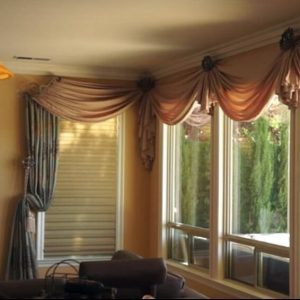 Curtains and Drapes Los Angeles: Exquisite corner window treatment