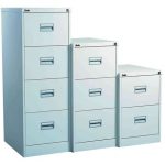 Silverline Midi Filing Cabinet 2 Drawer ( Choice of Colours )