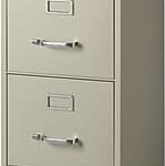 Staples 4-Drawer Letter Size Vertical File Cabinet, Putty (22-Inch