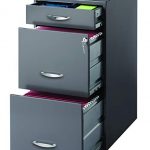 Amazon.com: Hirsh SOHO 3 Drawer File Cabinet in Charcoal: Home & Kitchen