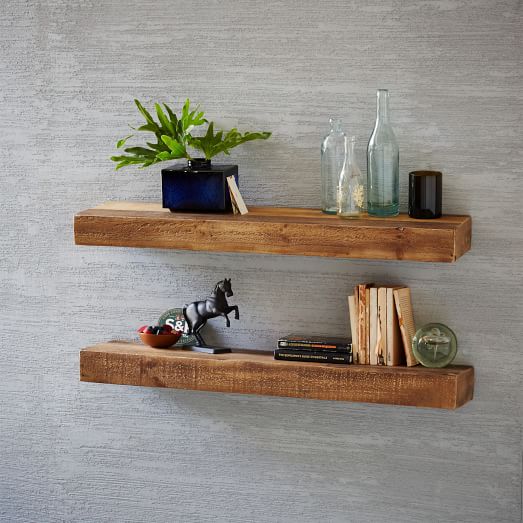 DIFFERENT WAYS TO DECORATE WITH FLOATING
SHELVES