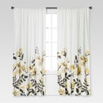 Climbing Floral Window Curtain Panel - Threshold™ : Target
