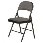 Fabric Padded Folding Chair Gray 4 Pack - Plastic Dev Group® : Target