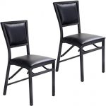 Amazon.com - Giantex Set of 2 Metal Folding Chair Dining Chairs Home