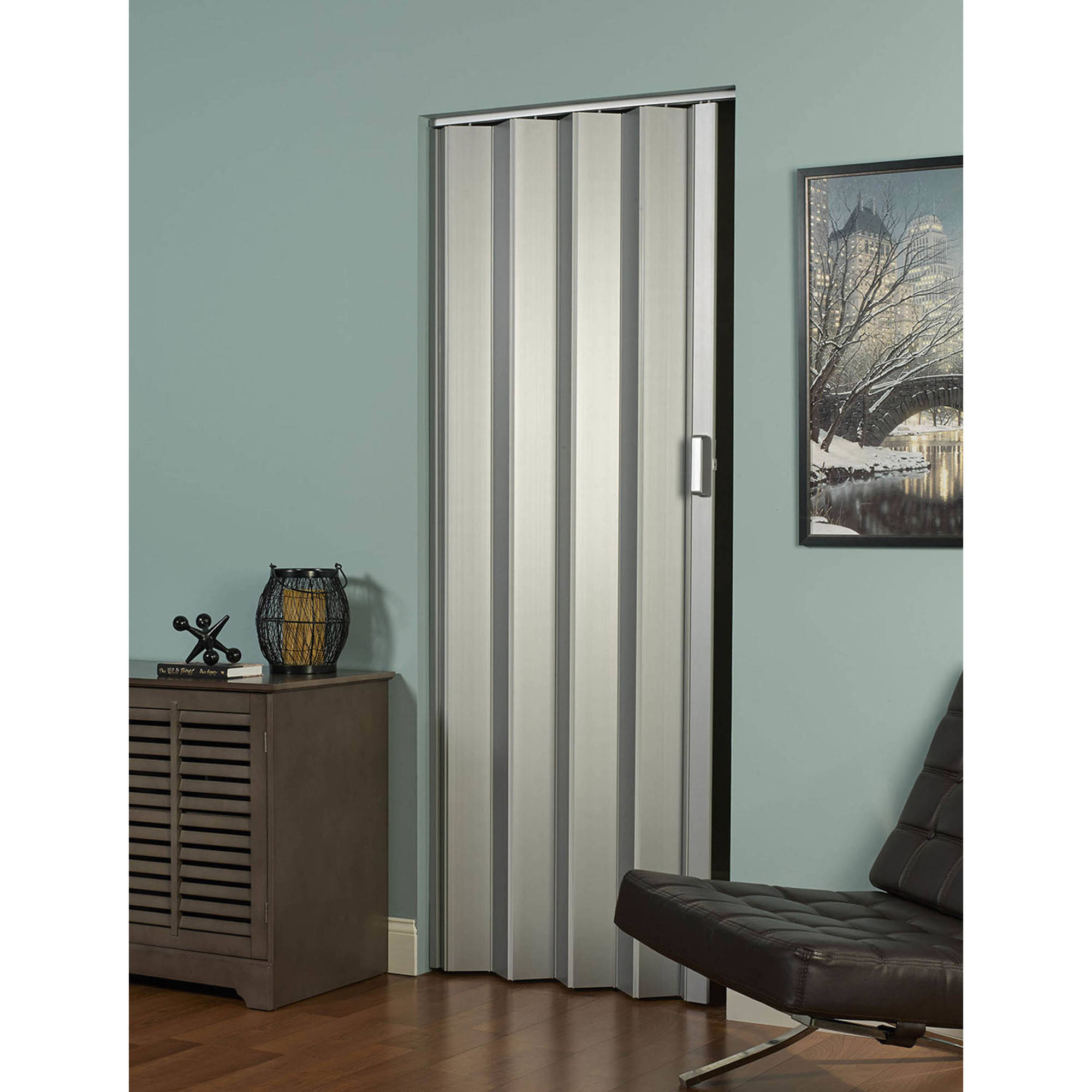 Elite Folding Door, Satin Silver - Walmart.com