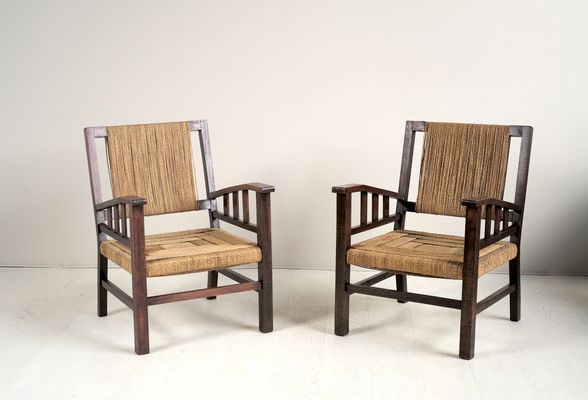 French Armchairs by Francis Jourdain, 1930s for sale at Pamono