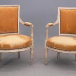 Pair French Armchairs