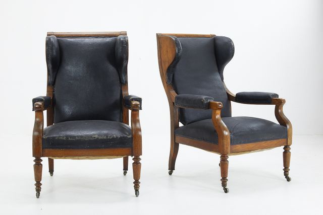 19th-Century Grand Scale French Armchairs, Set of 2 for sale at Pamono