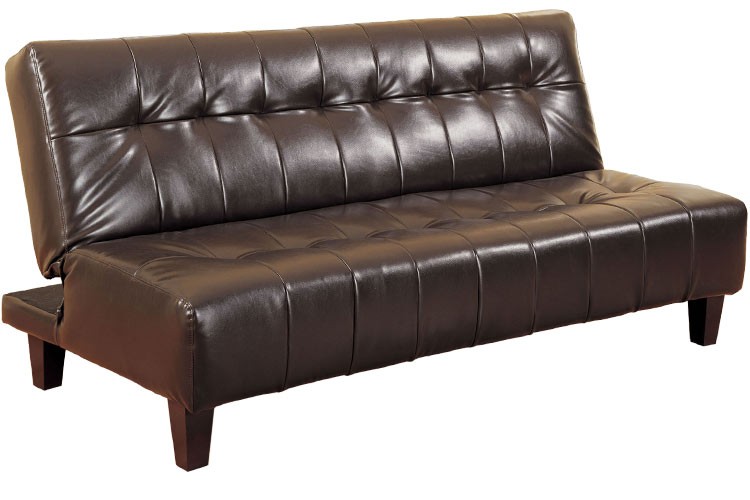 Rockaway Modern Convertible Futon Couch Sleeper Java | The Futon Shop