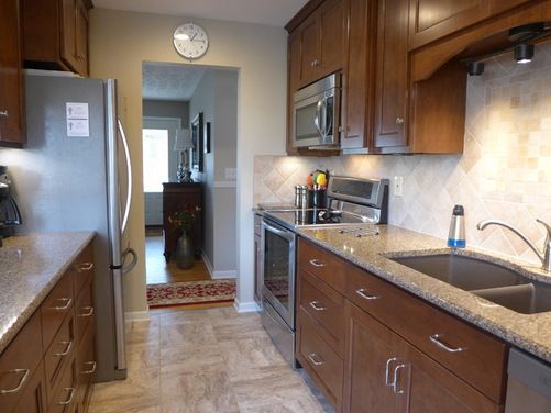 1960's Small Galley Kitchen Remodeled: BEFORE and AFTER - Houzz